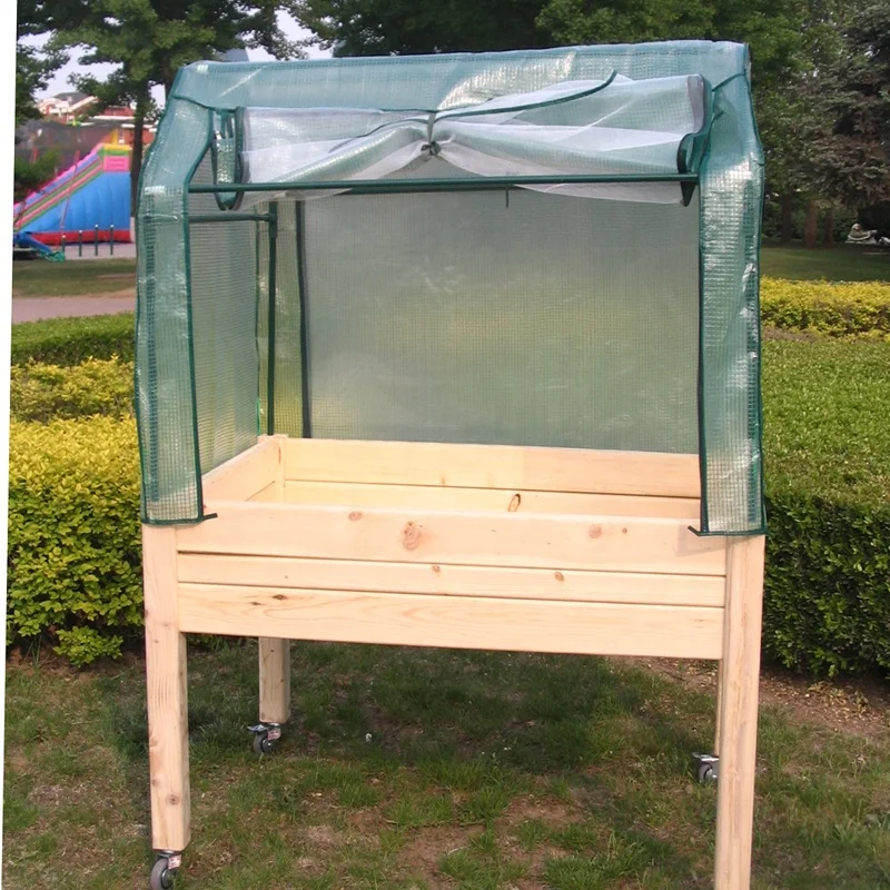 
Rustic Cedar Wood Raised Garden Beds Unfinished 