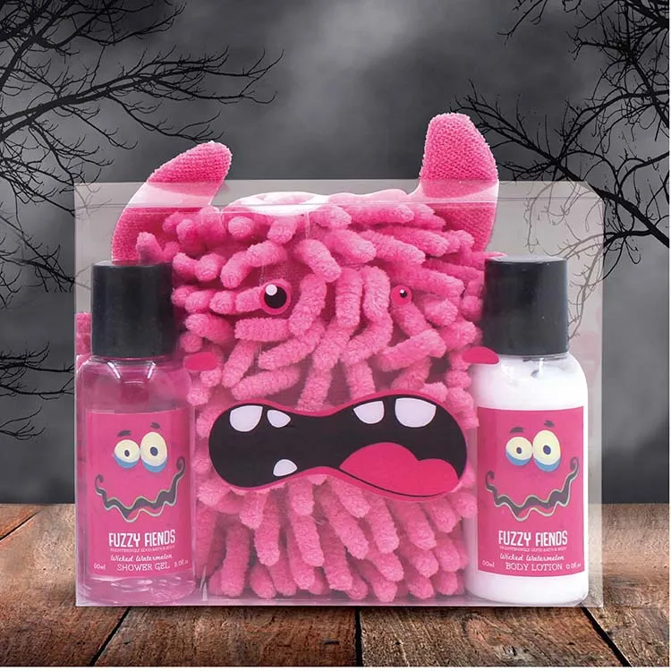 Wholesale custom packaging gift set kids cbd bubble fizzy natural halloween bath