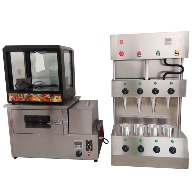Home Small Store Pizza Cone Machine Pizza Cone Vending Machine Italy Pizza Cone Machine