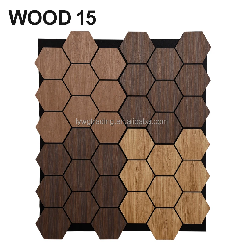 High Quality Wholesale Acoustic Panels Wood Board Polyester Fiber MDF Soundproof Material Wooden Wall Slat for USA