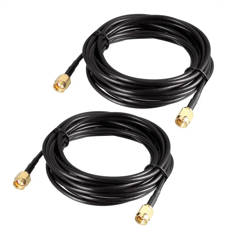 SMA-Male to SMA-Male Coaxial Cable 50 ohm RG174 low-loss cable