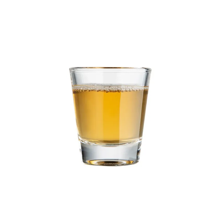 100pcs Logo printing Customized V shape Transparent Glasses tequila Whiskey 2oz shot glasses