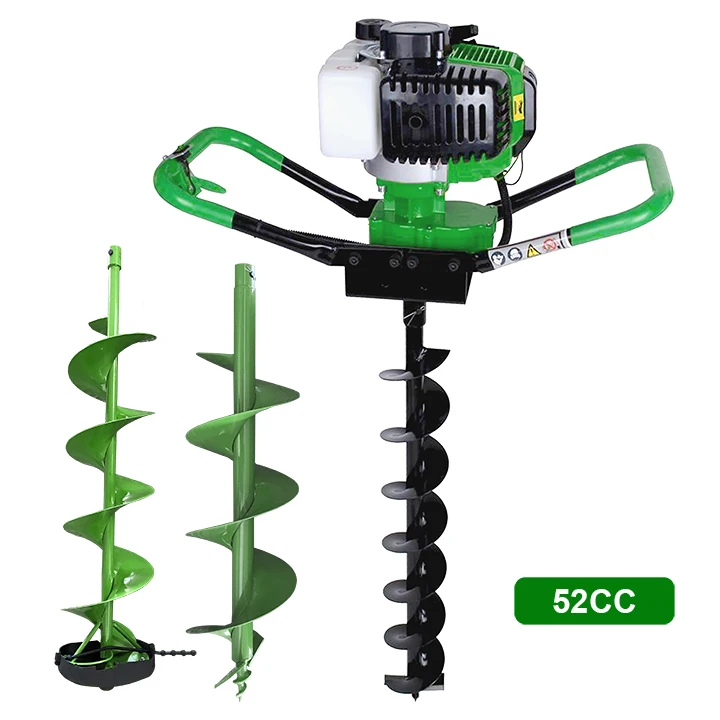 Сверлильный станок с бензиновым шнеком мощностью 52 куб. См для глубоких отверстий буровая машина почвы Буровое устройство Посадки Садовых деревьев бензиновых наземных работ