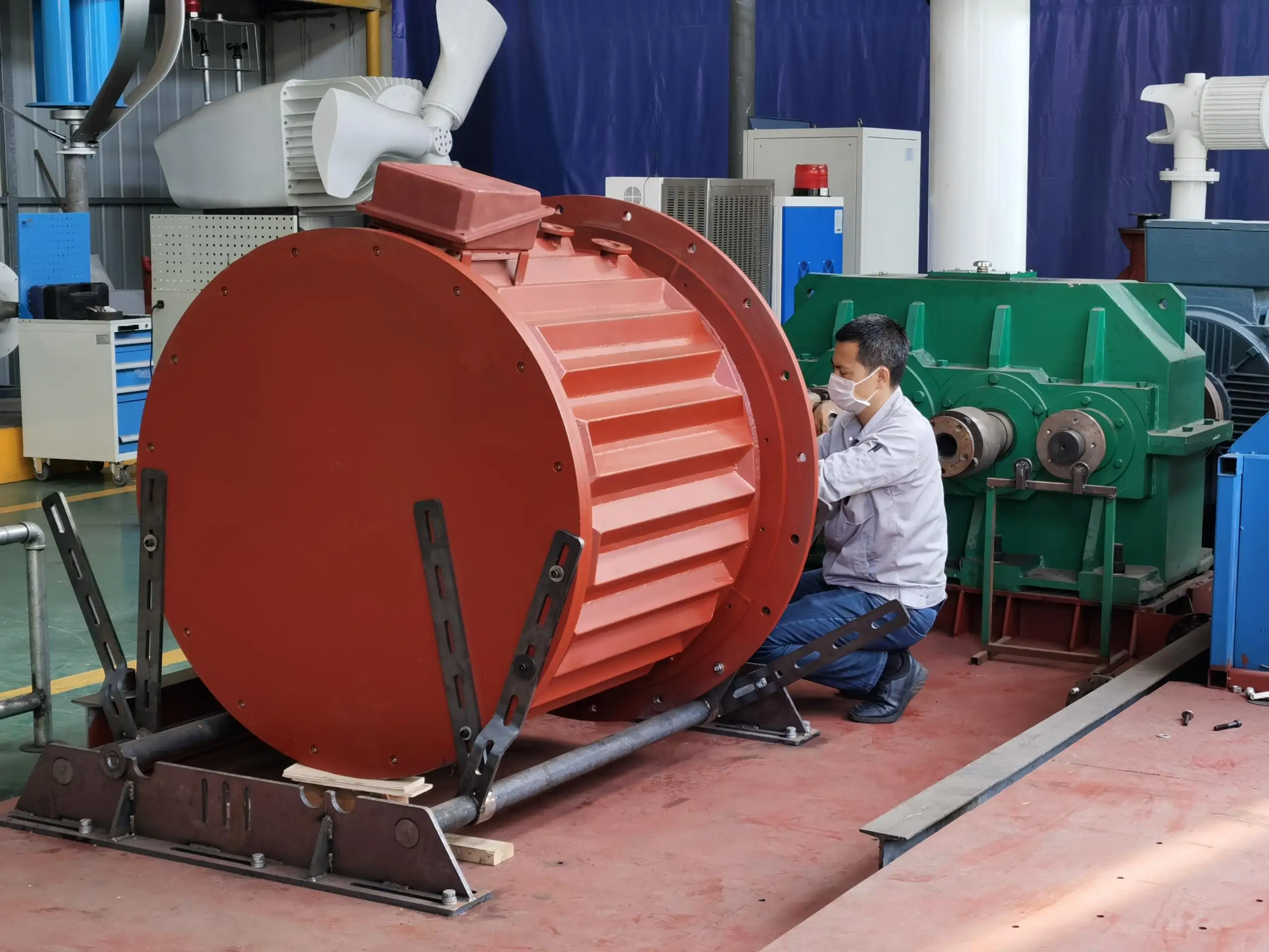 Низкий Rpm 300kw магнитный генератор свободной энергии постоянный магнит