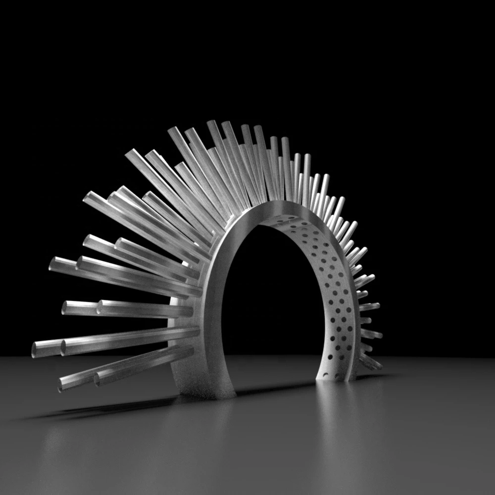 
Современная уличная садовая школьная площадка художественная галерея 304 316 из нержавеющей стали абстрактная визуализированная телескоп Солнцезащитная скульптура ss 