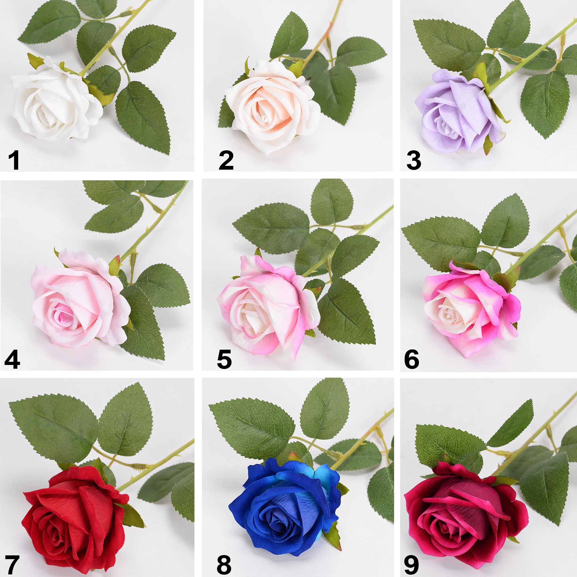 red roses artificial flowers