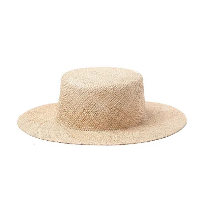 2021 Natural Precious Grass Children Straw Hat Manufacturer New Braided Handmade Sun Beach panama sombreros Kids Straw Hats