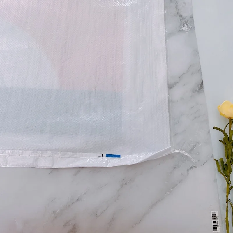 Manufacturer pp cotton wheat flour bags 50kg sack printed plastic with handle rice packing