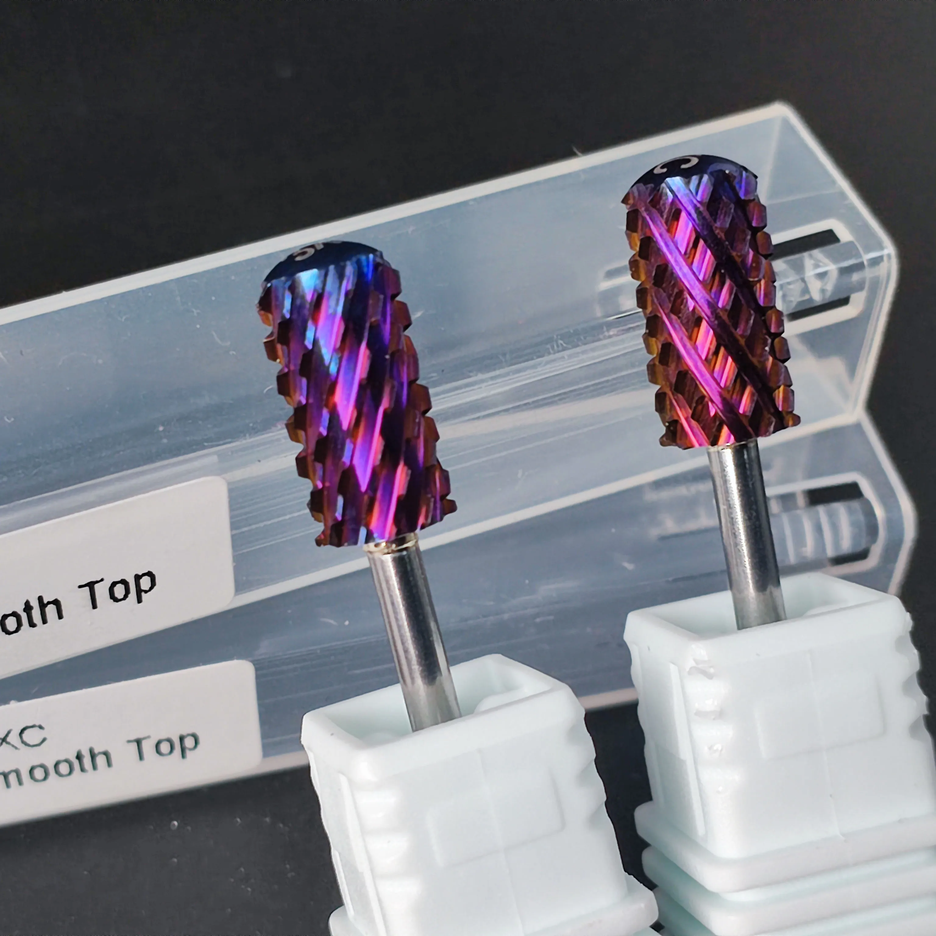 Yodoor Nail Art Tools Tungsten Carbide Smooth Top 4XC 5xc Nail Drill Bits  Large Barrel Bit