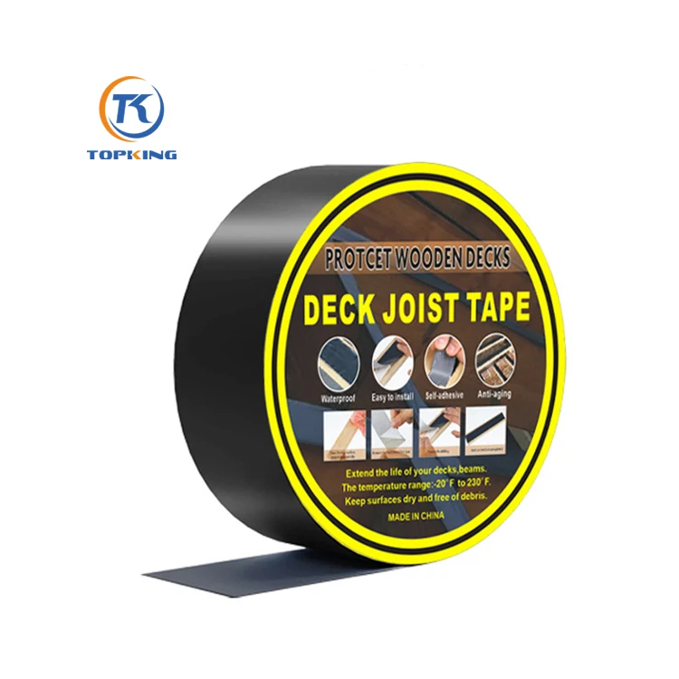 Butyl Tape Manufacturer Custom Label Wear-resistant Joist Deck Tape Sticky Anti-corrosion Waterproof Joist Tape for Decking