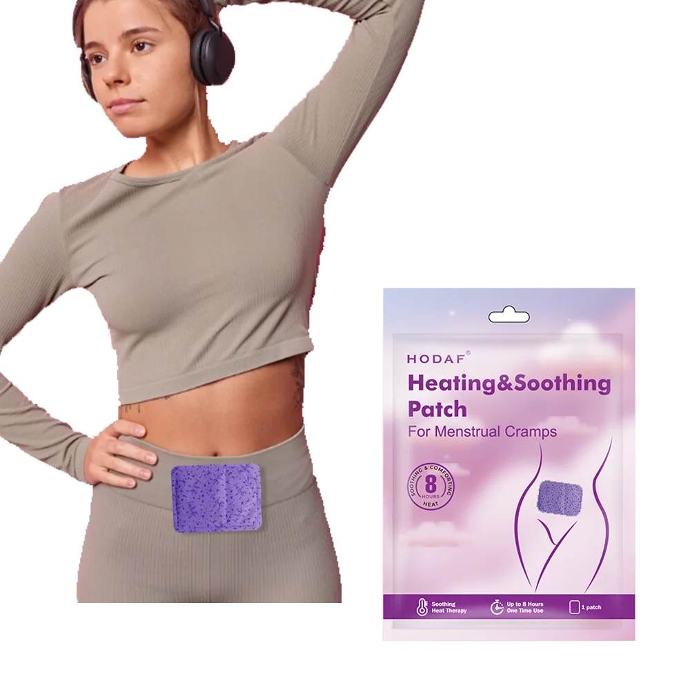HODAF Herbal Menstrual Period Patch Cramp Pain Soothing Patches Heat Pad