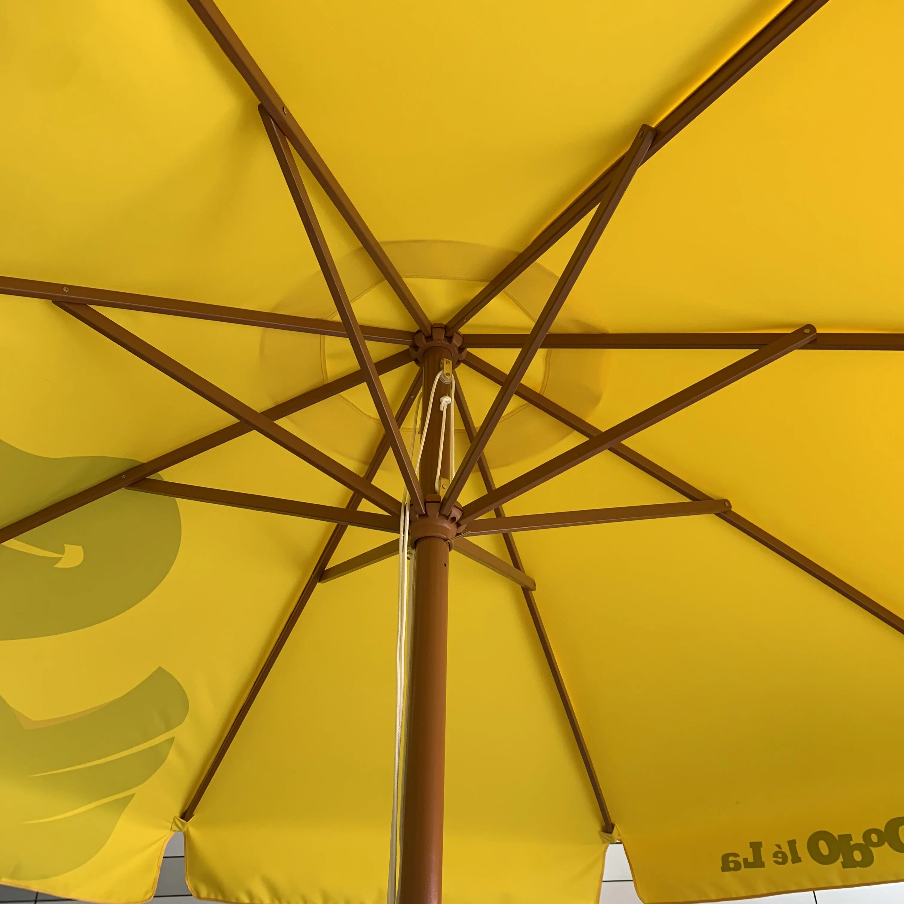 RPET fabric 3m 4m 5m bar parasol outdoor garden drink parasol patio umbrella