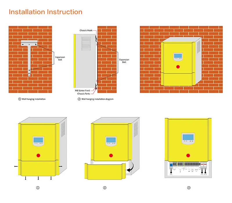 Wind Turbine 2KW 3KW 5KW 10KW On Grid MPPT Solar Hybrid Controllers