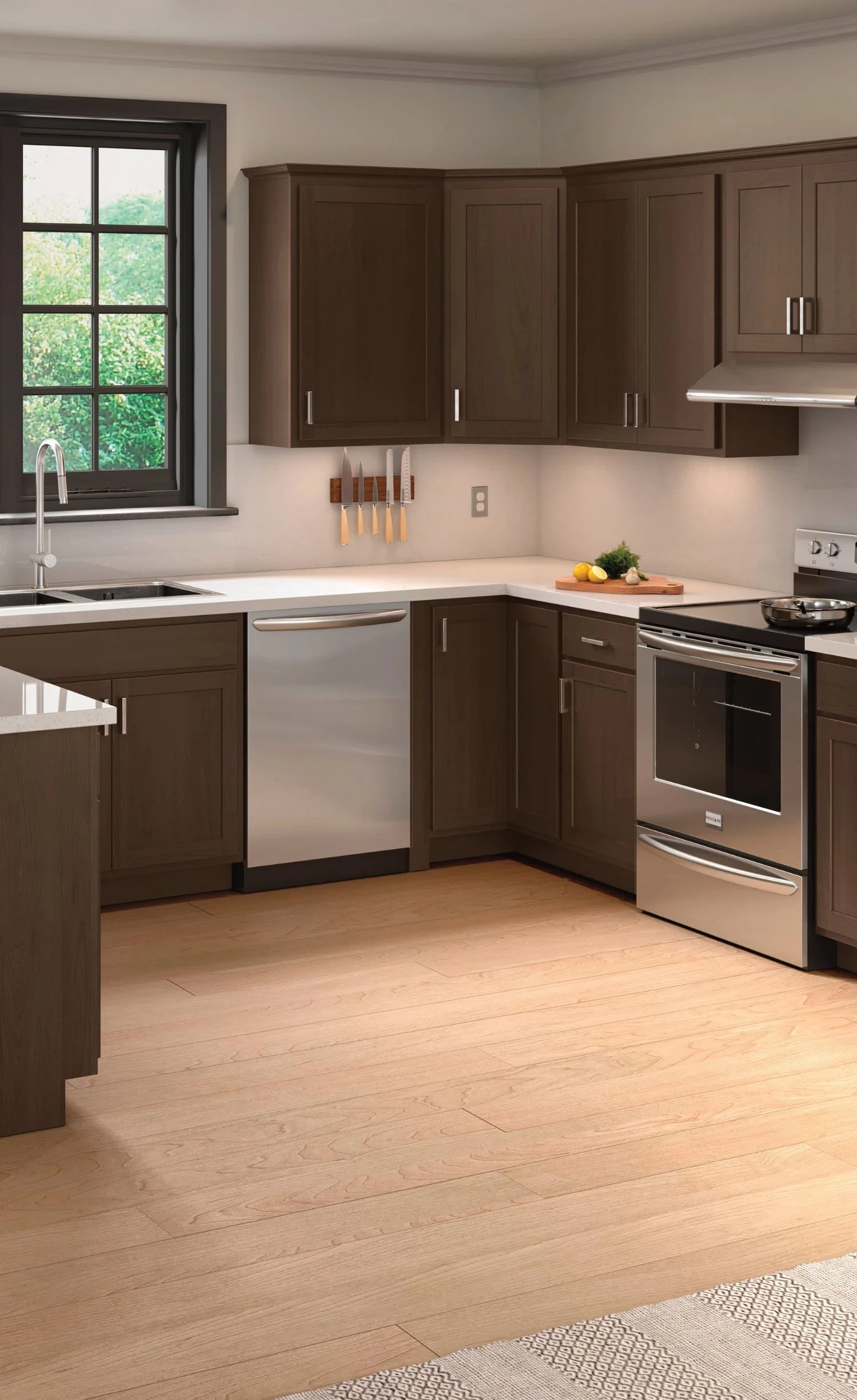 GIVANSSIE Factory Price Complete Kitchen Cupboards Furniture Set Modern Custom Wood Kitchen Cabinet Shaker Design