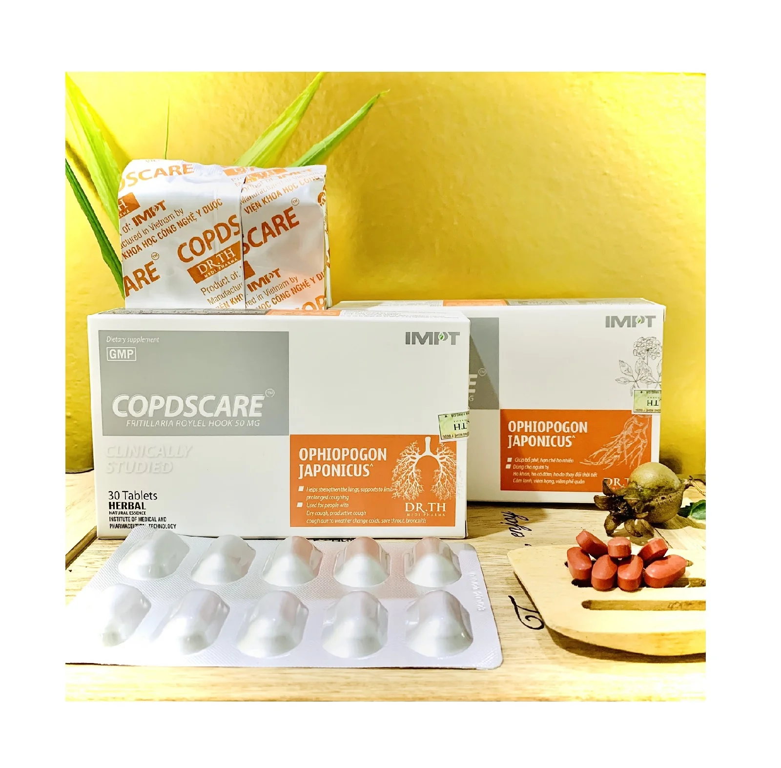 Copdscare Natural Herbs Lung Function Reducing Harm Of Smoking Supporting Cough Relieving Symptoms Health Care Product