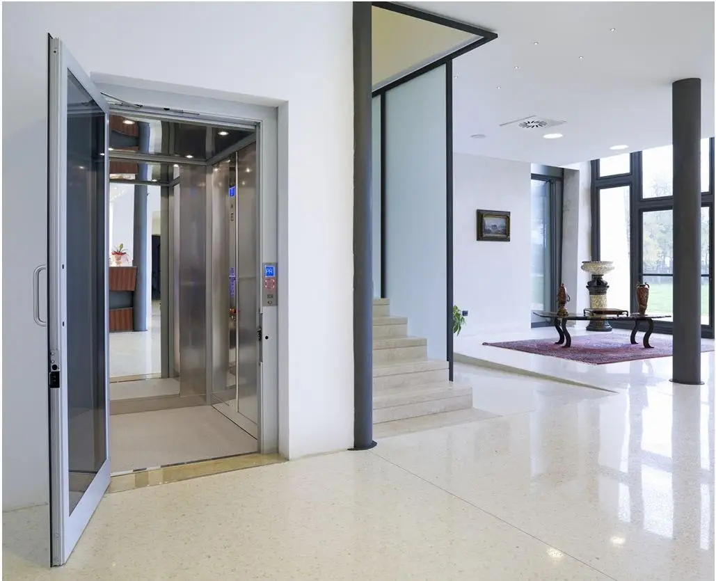 CE ISO approved 2 3 4 floors 2-5 person Home Panoramic Lift Passenger Elevator Shaftless Home Elevator lift