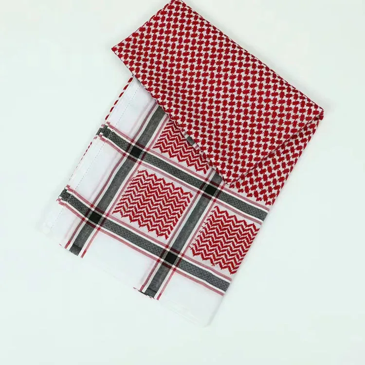 Высококачественный арабский хлопок Keffiyeh Ghutra Yashmagh мужские головные уборы Shemagh
