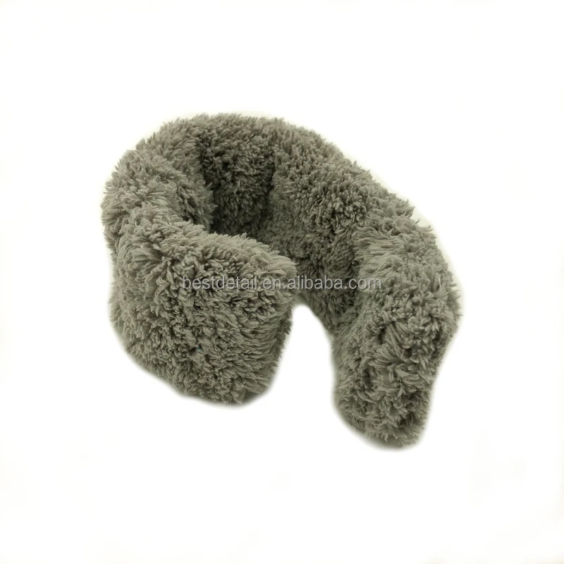 Plush Twisted Microfiber Car Drying Towel with Magnet Auto Detailing Wash , Dry The Side Mirror Door Handle Emblem License Plate