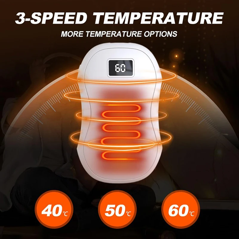 2024 Winter Mini USB Reusable Electric Heating Hot Hands Hand Warmers Powerbank Rechargeable Hand Warmer