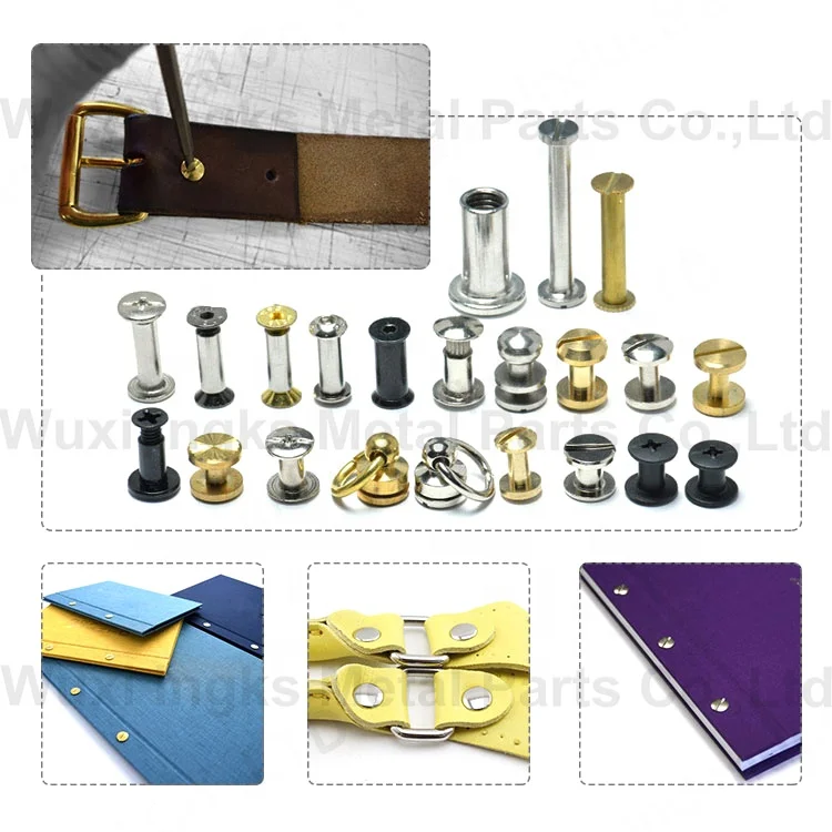 Brass Stainless Steel Zinc Alloy Flat Head Slotted Phillips Knurled Hex Socket Chicago  Screws