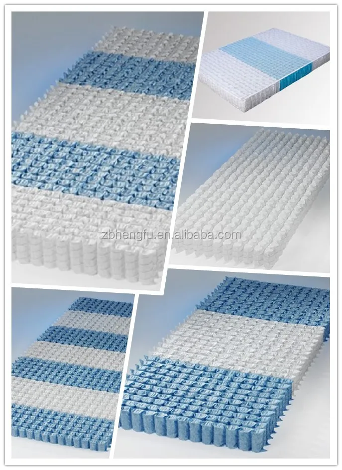 Customized all size of partitioned marshall spring unit/ 3 zone 5 zone 7 zone pocket spring net/Coil Spring for mattress