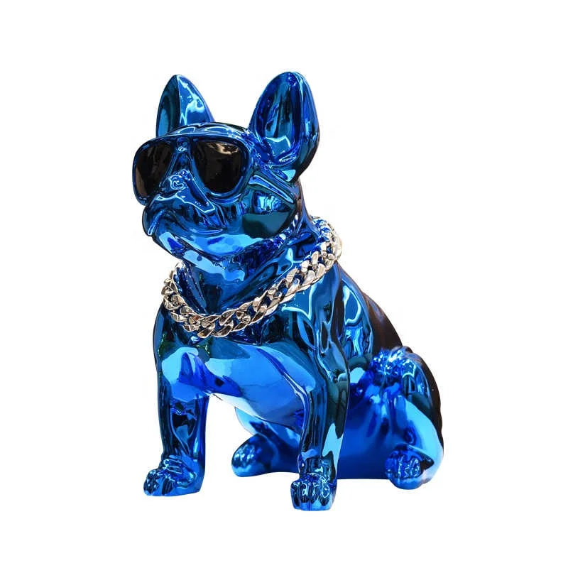 Огальванизированная Декоративная скульптура для собачьих боев входной кассы ТВ-шкафа украшения винного шкафа