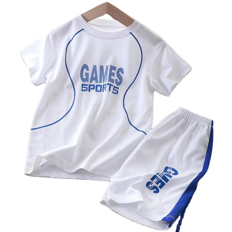 2024 Kids Boys Girls Sleeveless Basketball Jersey Summer Clothing Sets Children Two Piece Vest Shorts Clothes Set For Sport Wear