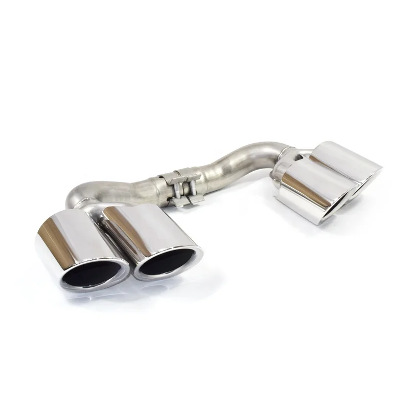 SYPES Stainless steel exhaust pipe muffler tail throat modified GTS18-20 car chassis model Cayenn 9Y0 original four-point tip