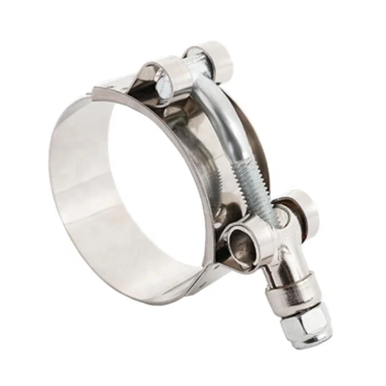 High quality constant tension spring loaded T bolt automotive stainless steel hose clamp