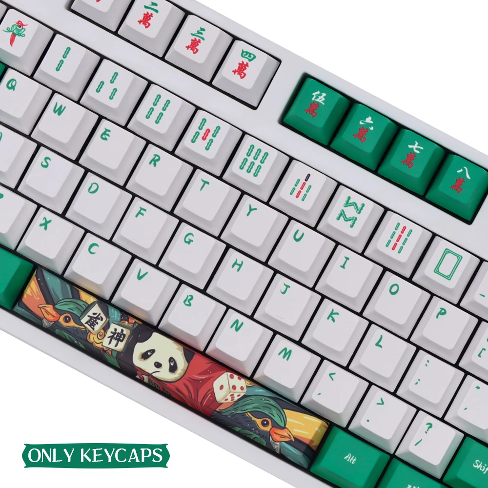 GMK Cherry MX Switch Mechanical Keyboard Keycap Chinese Mahjong Keycaps Cherry Profile DYE-Sublimation