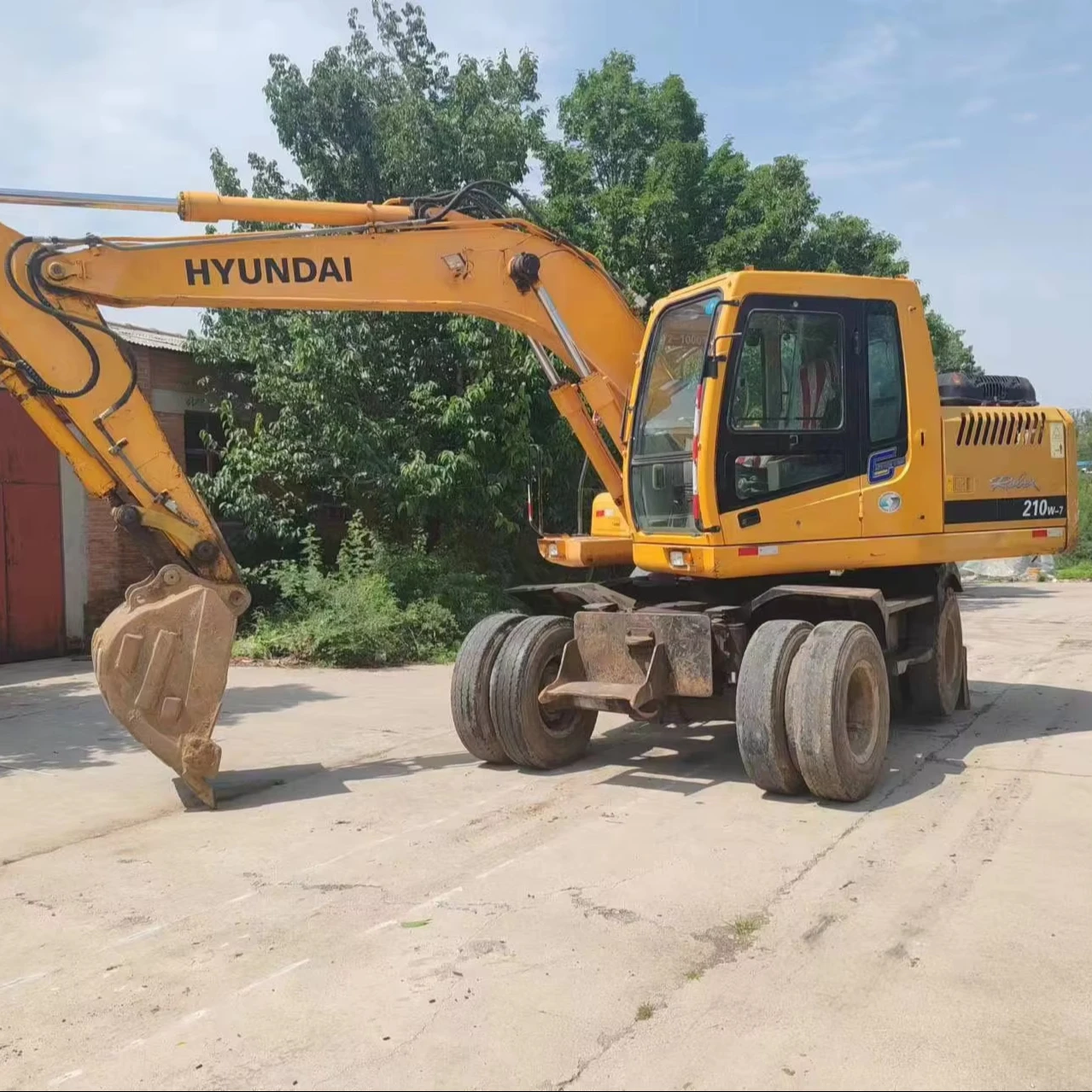 Высококачественная подержаная экскаваторная техника для R150W-7 Hyundai с послепродажным гарантийным обслуживанием