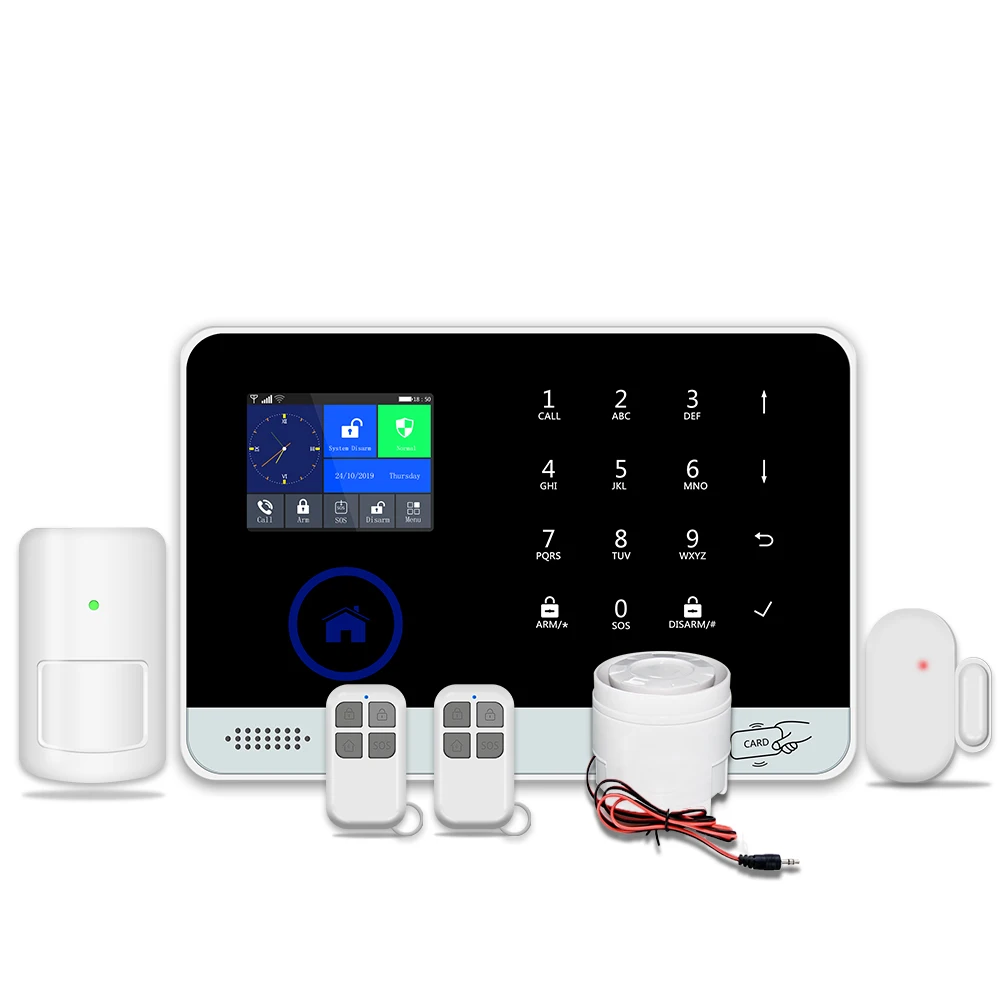 Умный дом Tuya WIFI GSM 4G умный дом беспроводной GSM бизнес/дом системы безопасности