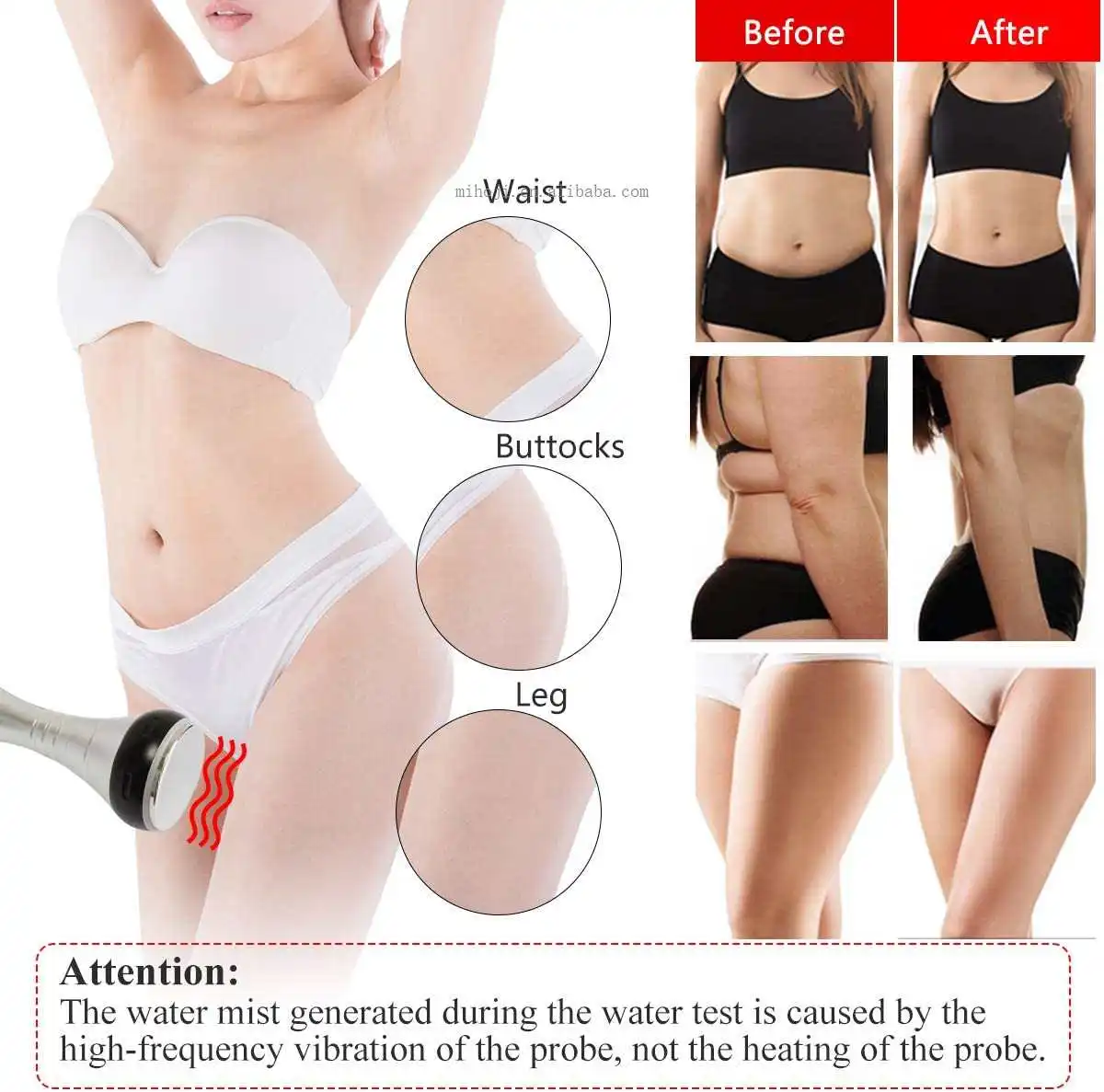 Factory price 3 In 1 Ultrasonic Rf Fat Loss Body Slimming Vacuum Cavitation System 40k Cavitation Machine