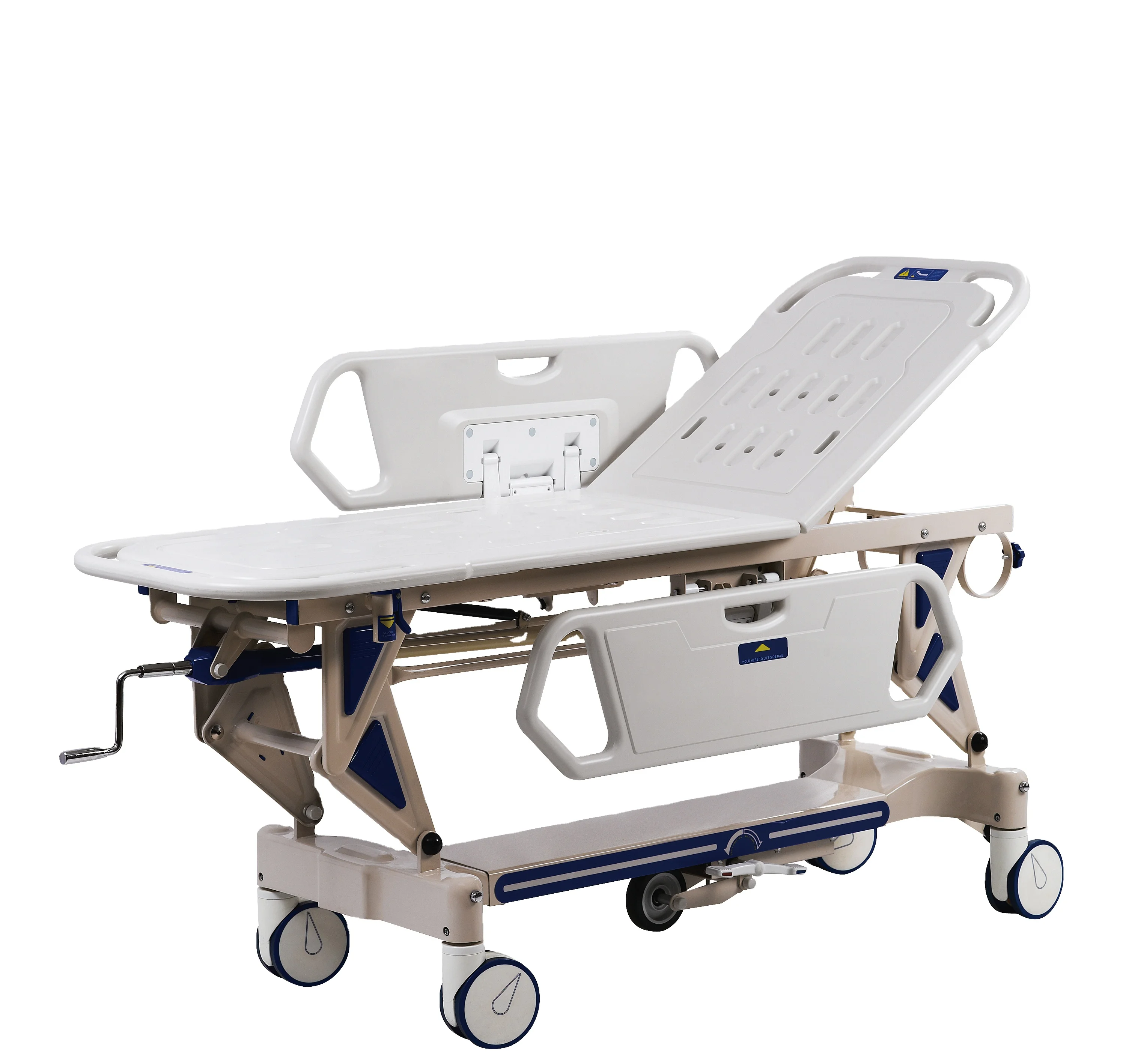 
JZ2002A Hospital emergency stretcher trolley patient stretcher bed patient transport trolley 