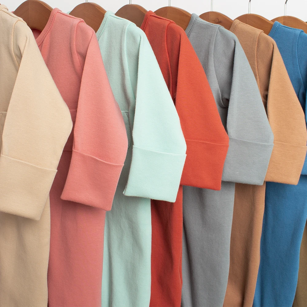 Organic Cotton Clothing Manufacturers Wholesale Newborn Jumpsuit Baby Clothes Boy 0-3 Months Kids Pajamas