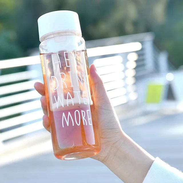 Portable Thermal Plastic Tea Infuser Fruit Filtering Drinking Water Bottles 500ml Bpa Free for Sport