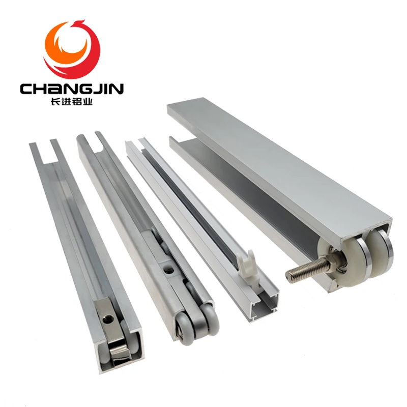 Custom Garage Door Shower Sliding Door Tracks Cabinet Rail