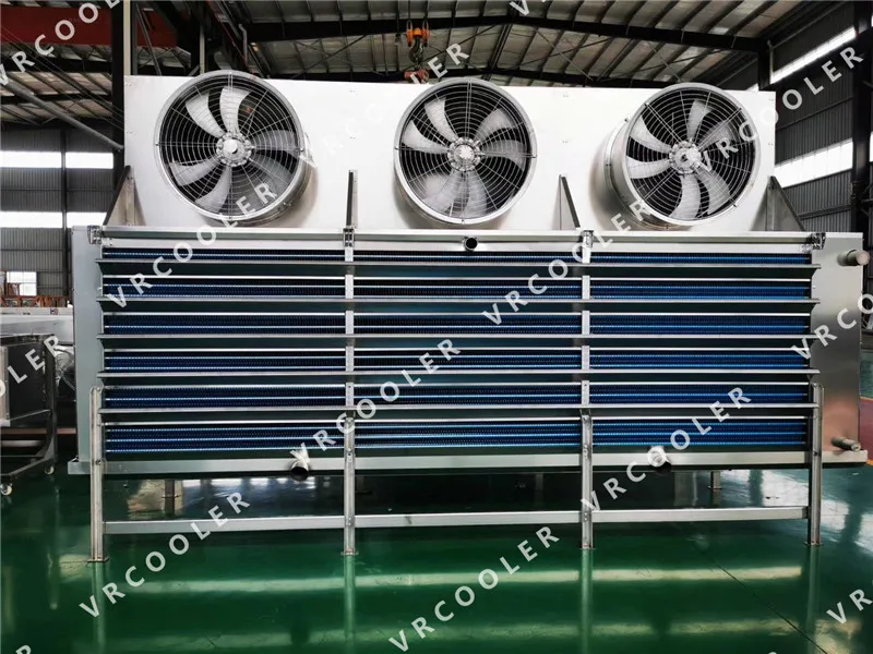 Flexibility Design Stainless Steel Tube Ss304 Ss316L Ammonia Blast Room Unit Cooler