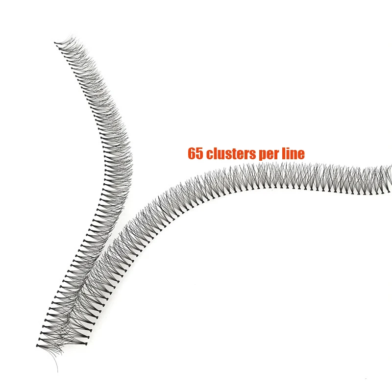 
Private label flare eyelash extension knot free 10d individual cluster eyelashes 0.07 