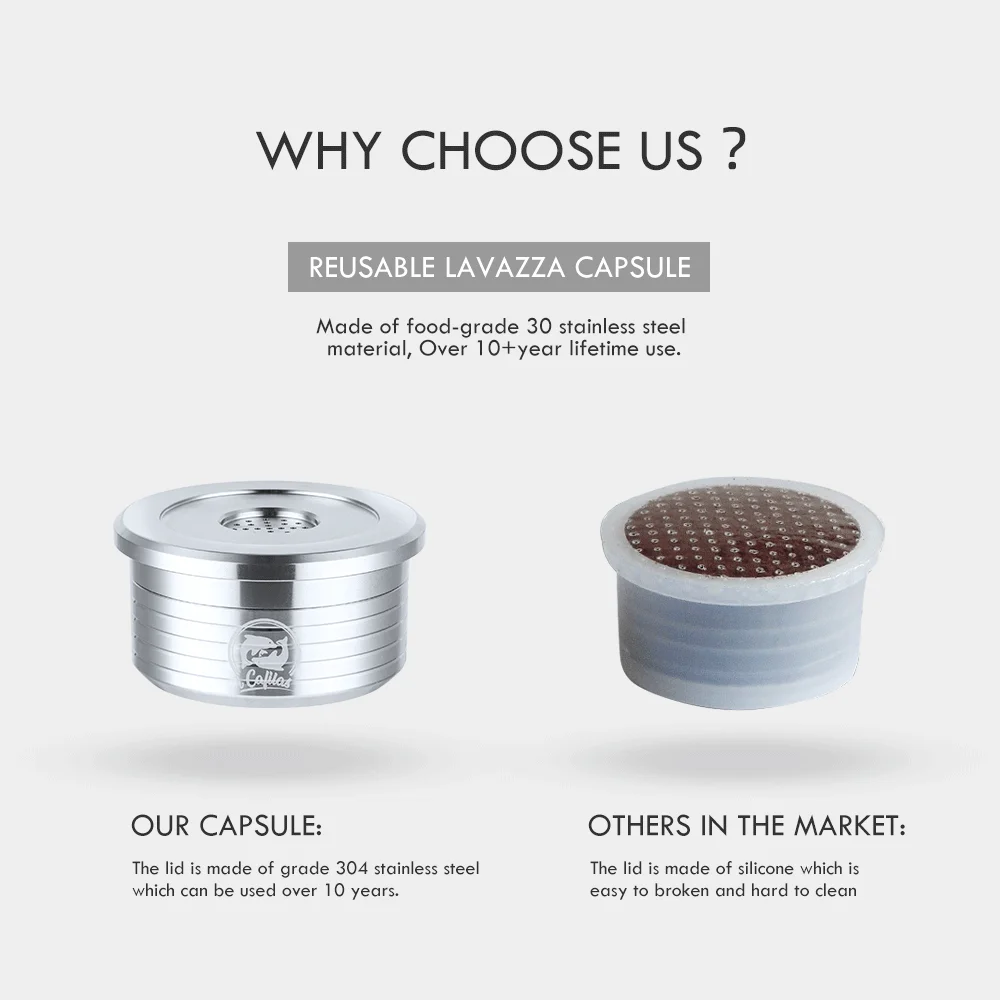 lavazzas point capsule coffee machine Capsule For Lavazzas Reusable Coffee Capsule Refillable for Lavazzas