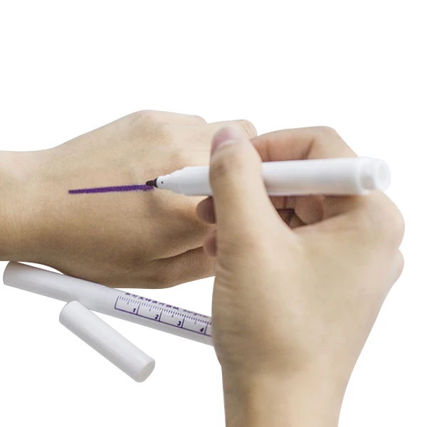 KHY Non-Toxic Safe Surgical Skin Marker Pen Sterile Tattoo Mini Surgical Marker For Marking On Skin