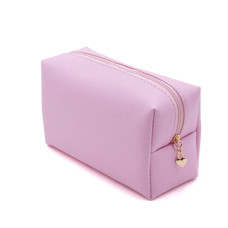 Personalized Luxury Clutch PU Zipper Makeup Cosmetic Bag Large Capacity Wash Bag for Travel