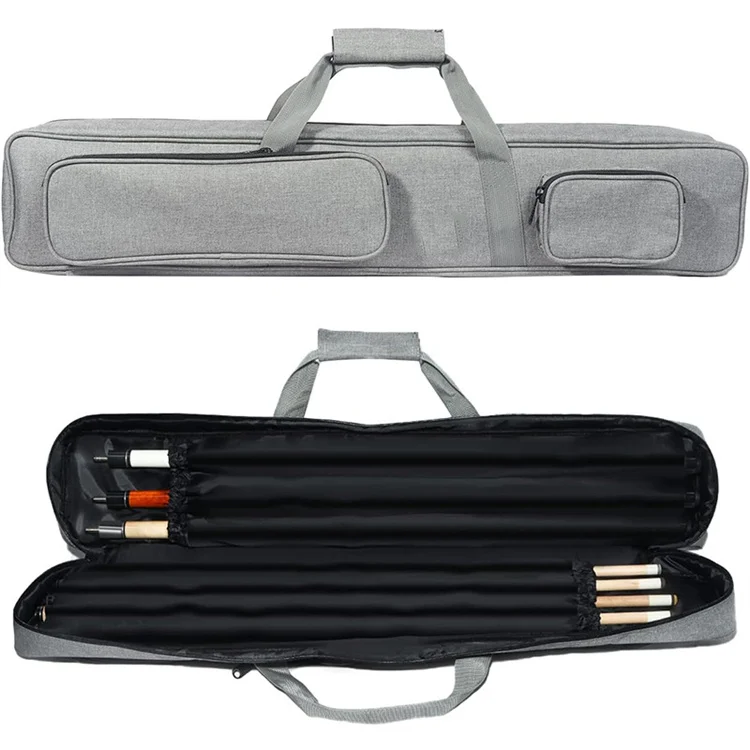 Pool Cue Bag Portable Professional Snooker Cue Stick 7-hole Soft Carring Bags 1/2 Billiard Accessories Case