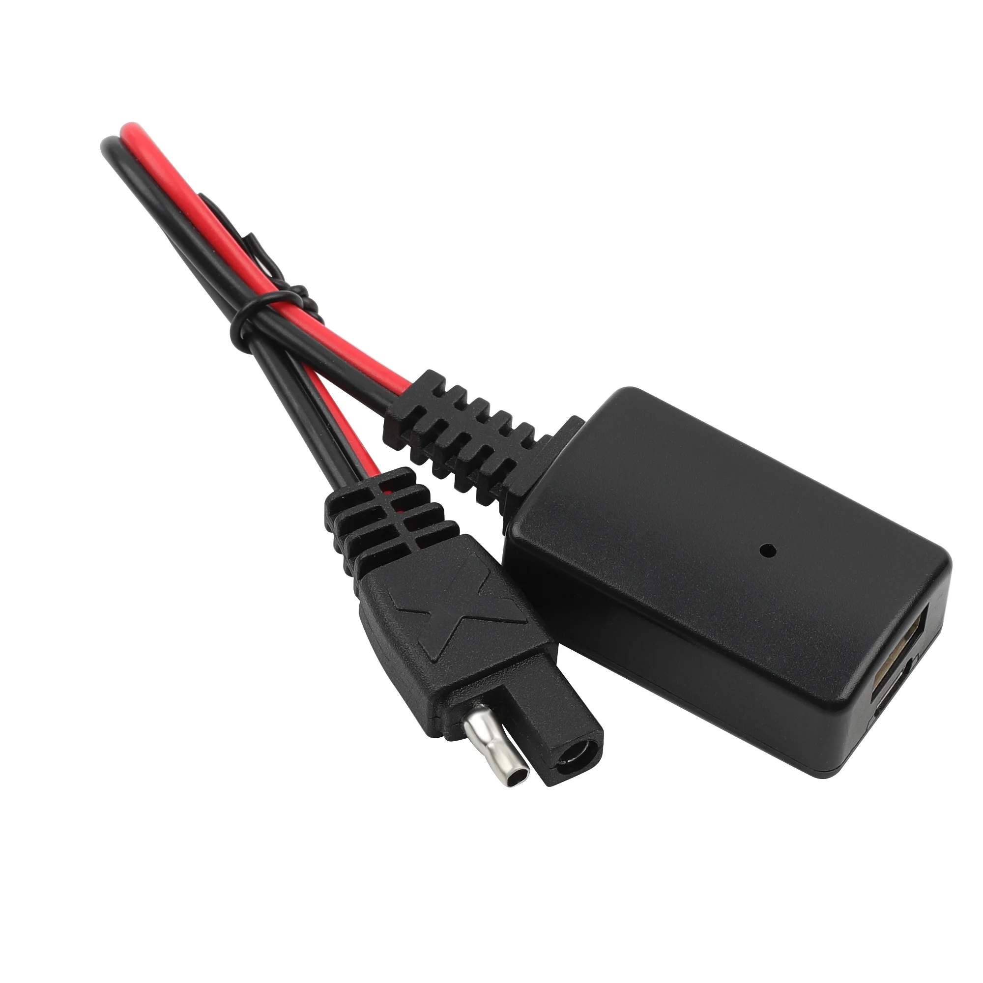 2Amp SAE USB Type-C кабель адаптер солнечные панели телефоны Планшет 5 В вентилятор для 6V-25V
