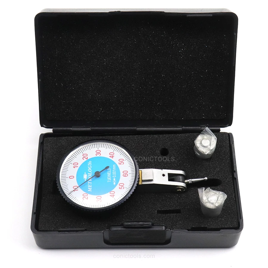 High Precision 0-0.12mmx0.001mm Indicator Gauge  micron Jewels Dial Indicator Dial Test Indicator