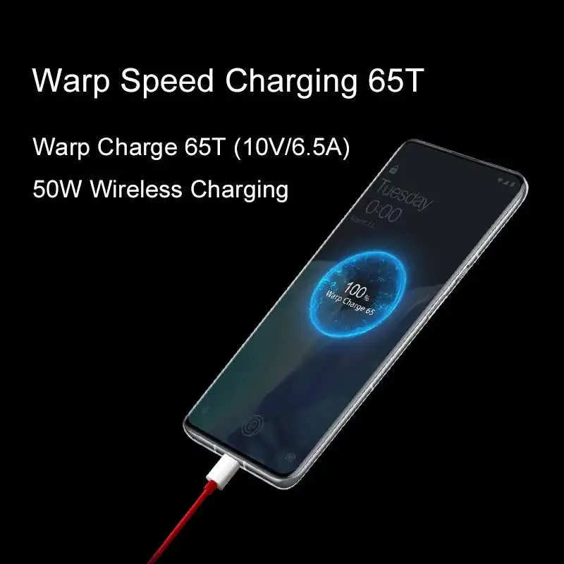 Global ROM Oneplus 9 Pro 4500mAh Battery 65W Fast Charging NFC Snapdragon 888 Mobile Phone