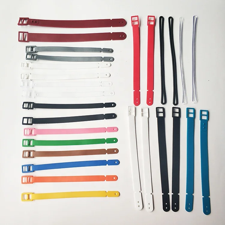 factory No charge plastic pvc colorful luggage label tag loop strap customized logo design