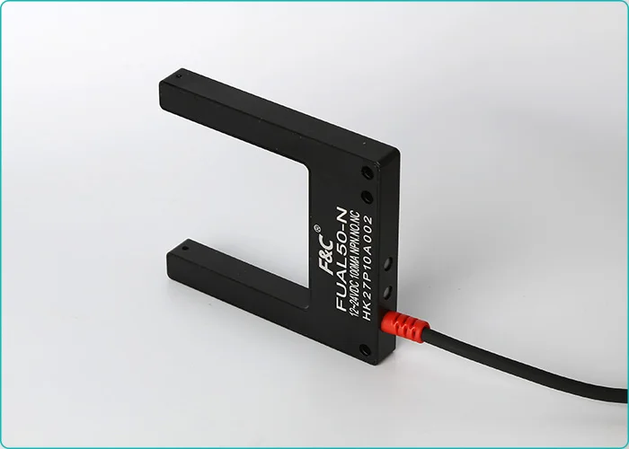 Hot sale F&C Slot Type Photoelectric Sensor Through-beam Sensor with 120mm Sensing distance for Non-transparent Object Detection