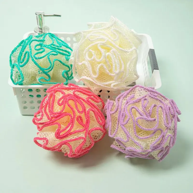 Wholesale New Product African Net Sponge Exfoliating Shower Balls African Sponge Net Nylon African Bath Sponge