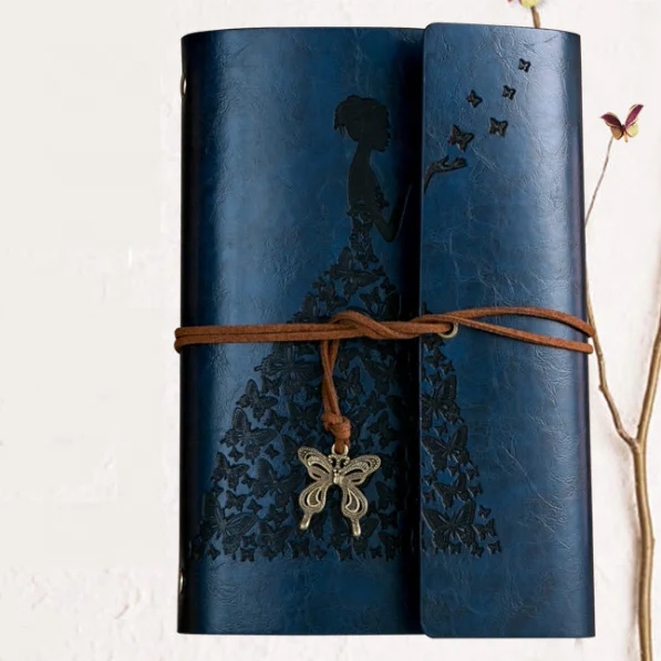  A5 Wholesale Custom Printing High Quality Leather Travel notebook Journal